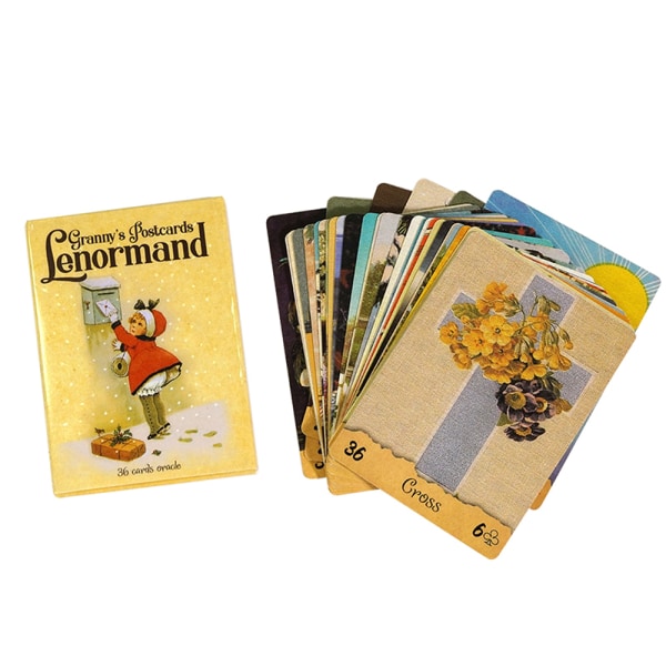 Mormors vykort Lenormand Oracle Card Tarot Deck Game