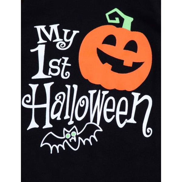 Halloween Baby Pumpkin Onesie svart 70cm black 100cm