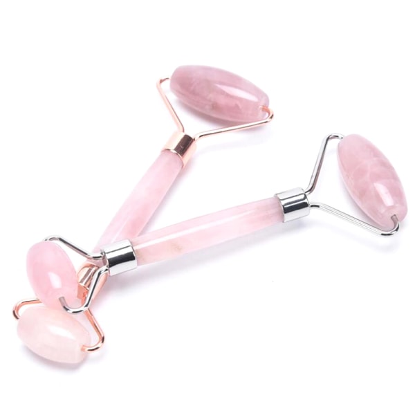 Jade Stone Ansiktsmassage Roller Slimmer Lifter Face Neck Beaut Rose Gold