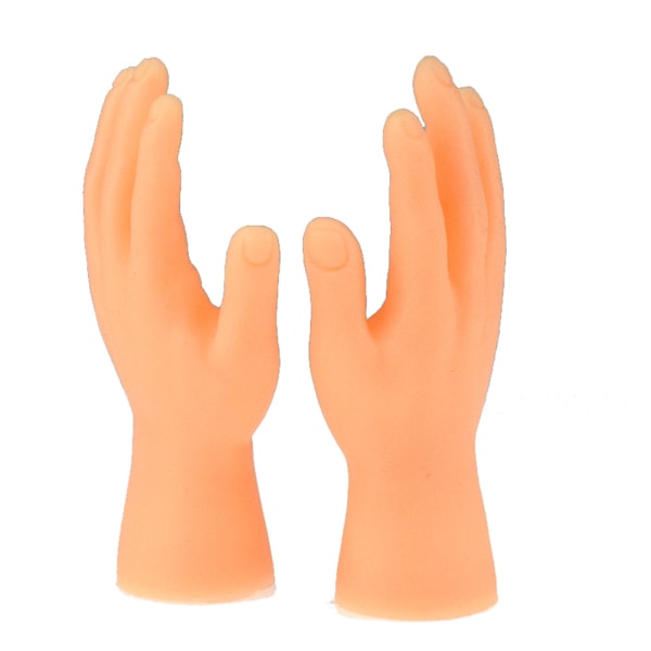 Vänster och höger Five Finger Open Palm Finger Puppet Small Hand