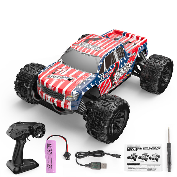 20KM/H Power Motor 2.4G RC Drift Car Truck leksak Anti-Crash Green