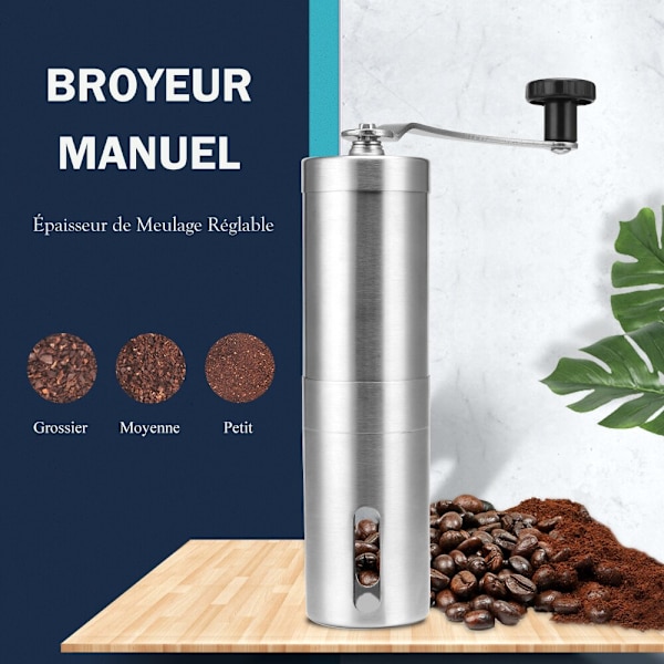 Manuell kaffekvarn Silver