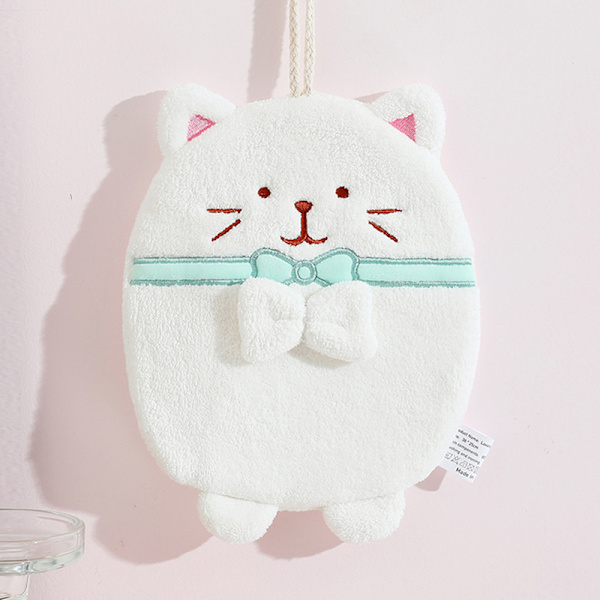e Cat Handdukar Kök Badrum Mikrofiberhandduk Kaffe White