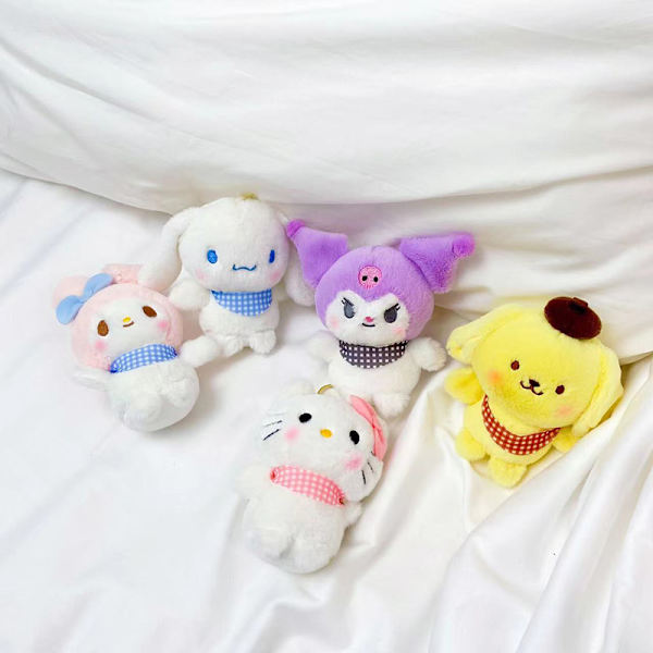 Kawaii Sanrio Cinnamoroll My Melody Kuromi Plush Doll Fluffy St D C