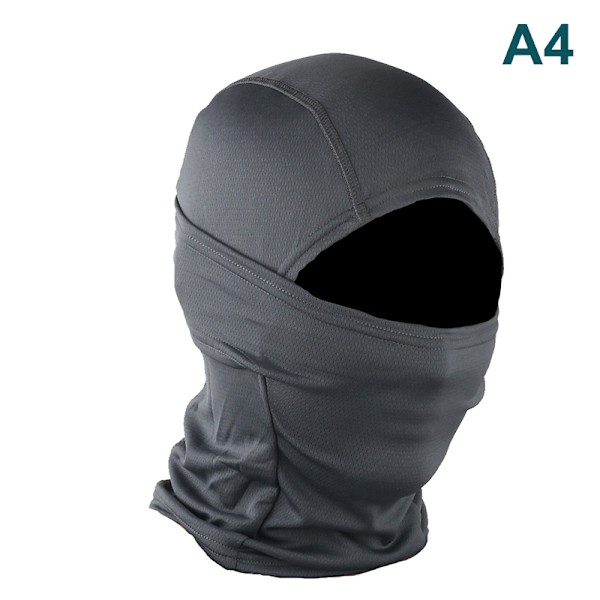 Kamouflage Balaclava Full Face Wargame Cykelhjälm Liner A1 A4