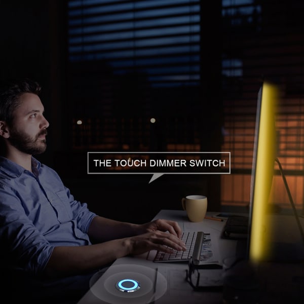 LED-dimmer 12V Touch-knapp Steglös dimbar omkopplare Fo