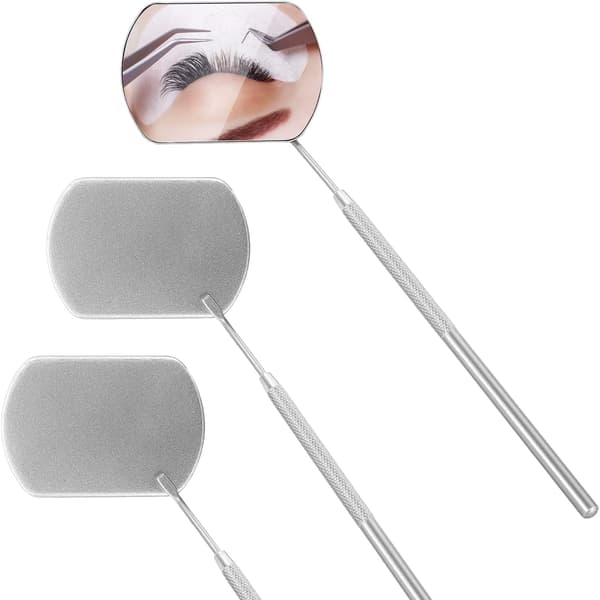 3ST Lash Mirror Ögonfransförlängningsapplikatortillbehör silver