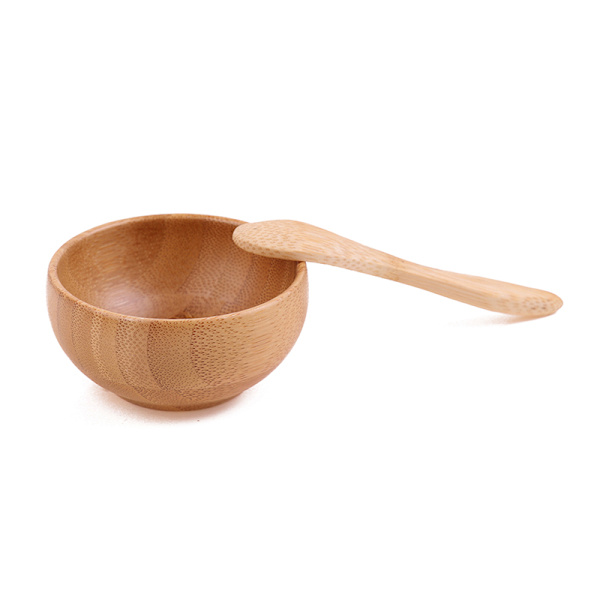 Skål e Liten Hudvård Ansiktsskål Eco Bamboo Mixing Tool Set