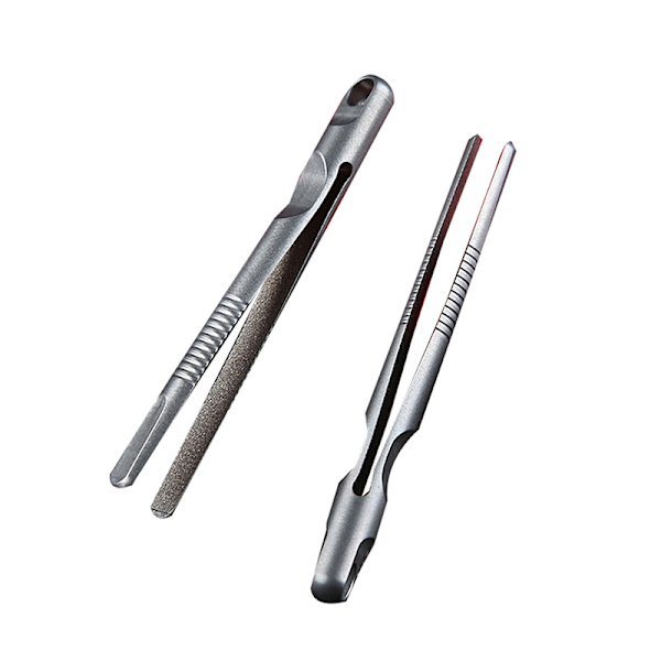 Mini Titanium Pincett Liten TC4 Titanium Legering Clip Outdoor Till silver