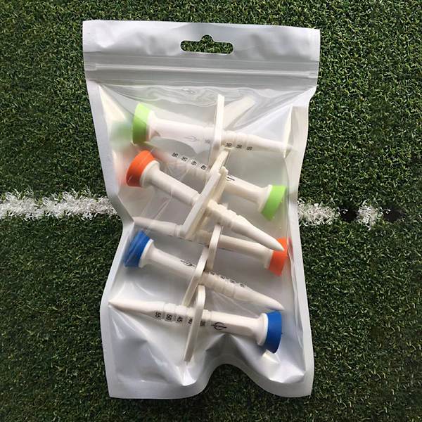 Golf Tees Plast Golf Tee Med Originalpaket gul