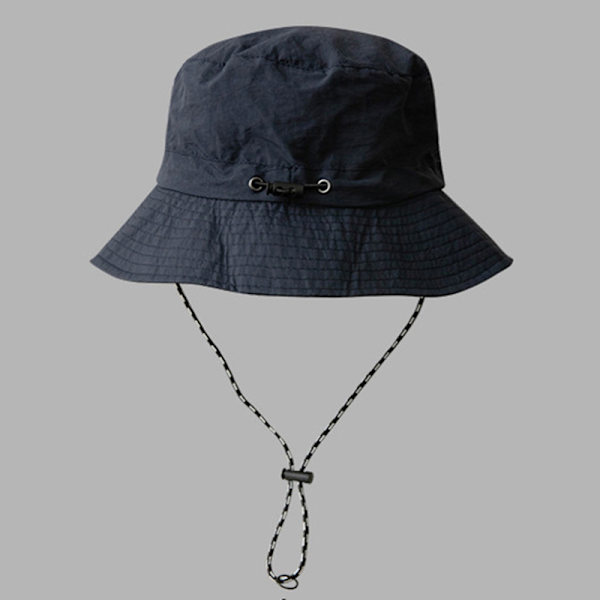 Sommarhatt Vattentät Bucket Hats Vikbar Justerbar Röd Navy