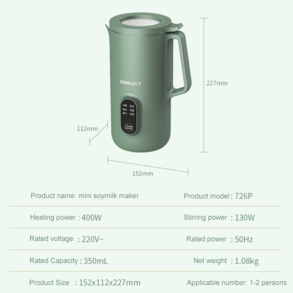 Smart Multifunktionell Blender Electric Juicer 1st
