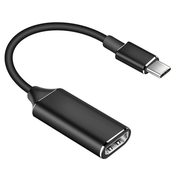 Typ C till HDMI-kabel USB C till HDMI-kabelkonverterare Svart