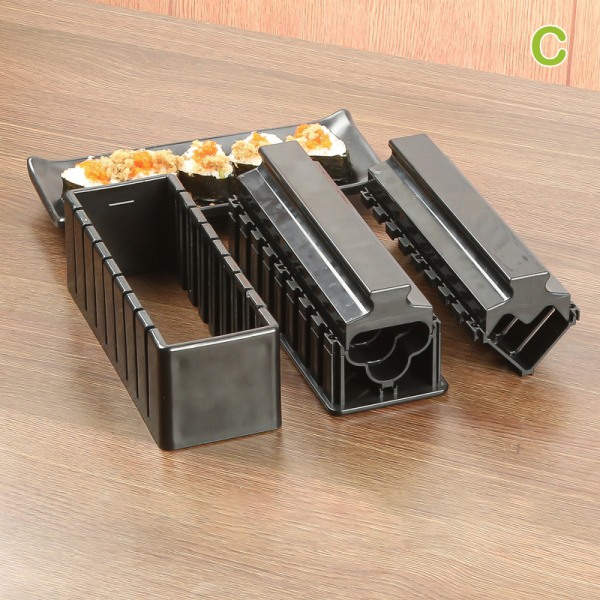 Sushi Form Set Form Set Sushi Roll DIY Black Circle 7set