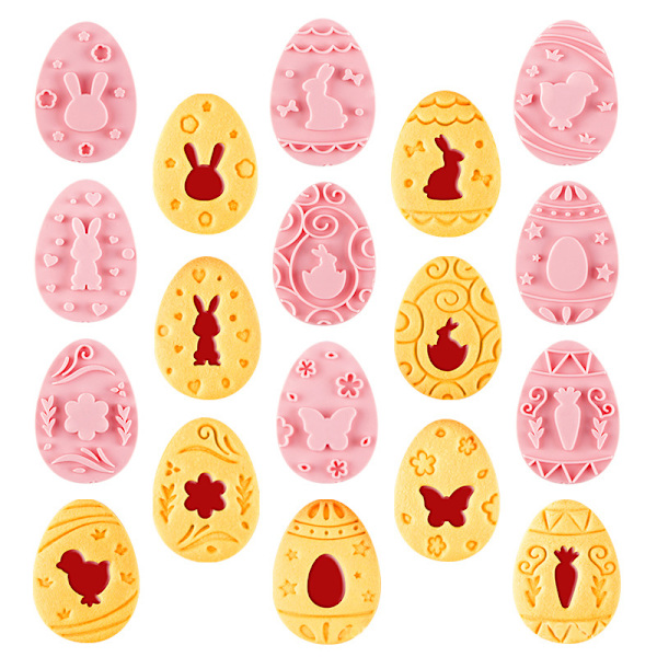 9:a Form Plast Ägg Cookie ter