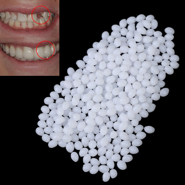 50g tänder mellanrum falska tänder fast lim självhäftande vampyr tillfällig one size