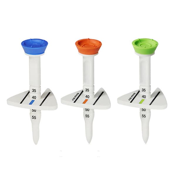 Golf Tees Plast Golf Tee Med Originalpaket gul