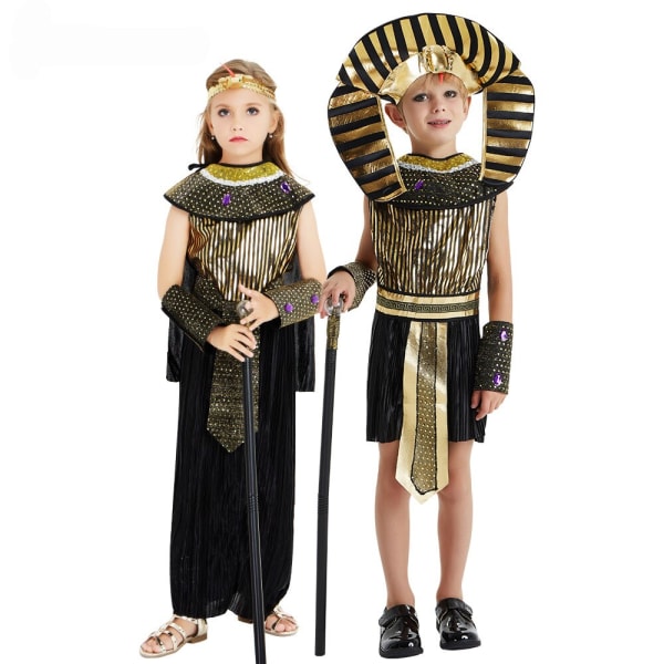 Vuxna barn egyptisk farao kostym Cosplay hane girl