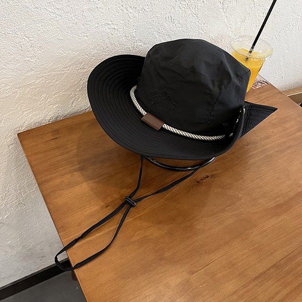 Fiskarhatt för män och kvinnor som andas sommarhatt Army green Black