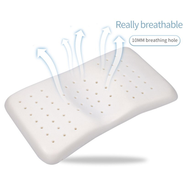 Rebound Foam Memory Kudde Baby Newborn Head Shaping Kuddar rosa liten blue small
