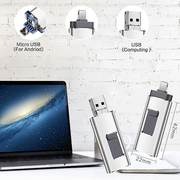 1 tb Memory Stick USB 3.0 Flash Drive Thumb Drive Silver