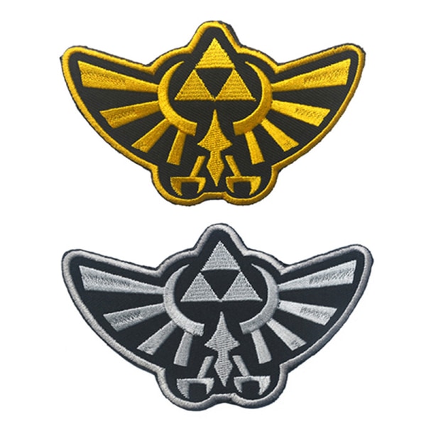 Wings Armband Zelda Legend Broderi Patch Guld Gold