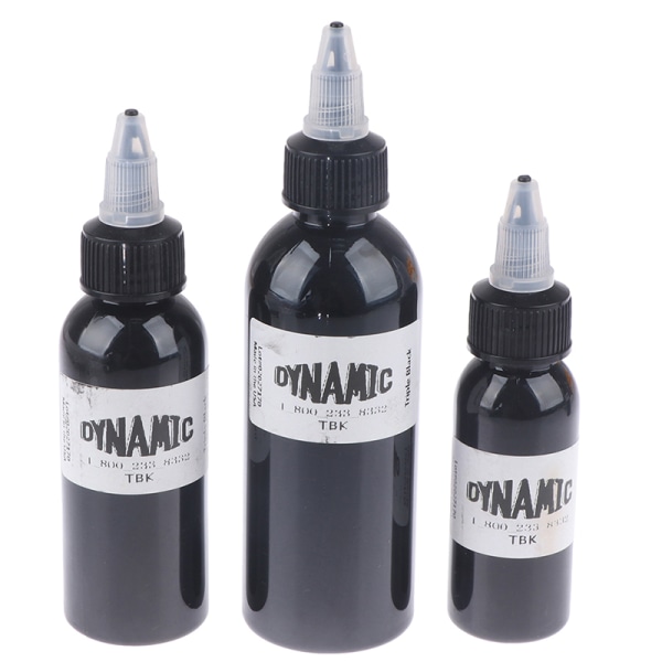 120 ml Svart Set Pigmentflaska Permanent Makeup 60ML 120ML