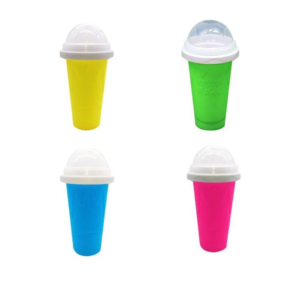 Smoothie Cup, Glas Cup, Summer Milkshake Slush Cups blå