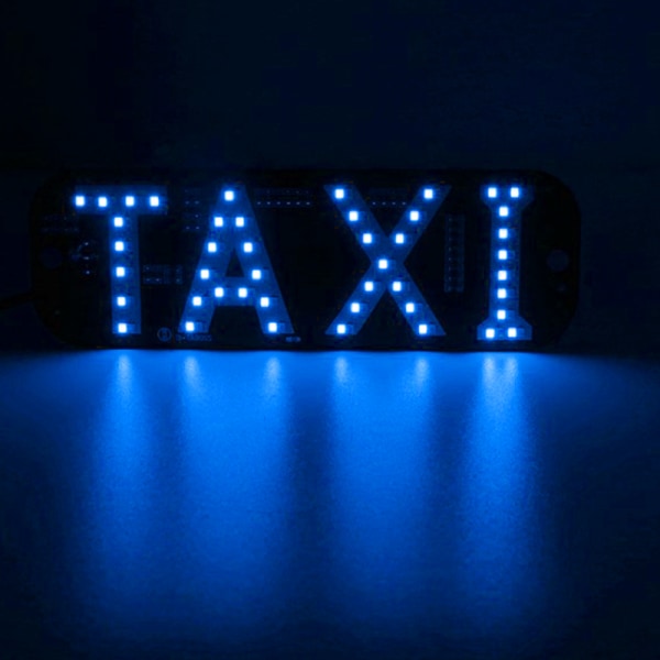 12V LED Bil Taxi Cab Indikator Energi Vindskylt Lampa Blå