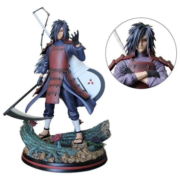 30CM Naruto GK Action Figur Uchiha Itachi Akatsuki Statue Coll Flerfärgad Onesize