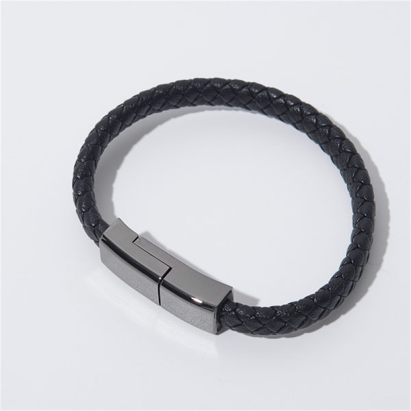 Datakabel USB -armband Lämplig för Android typ-c Brun Android 20cm