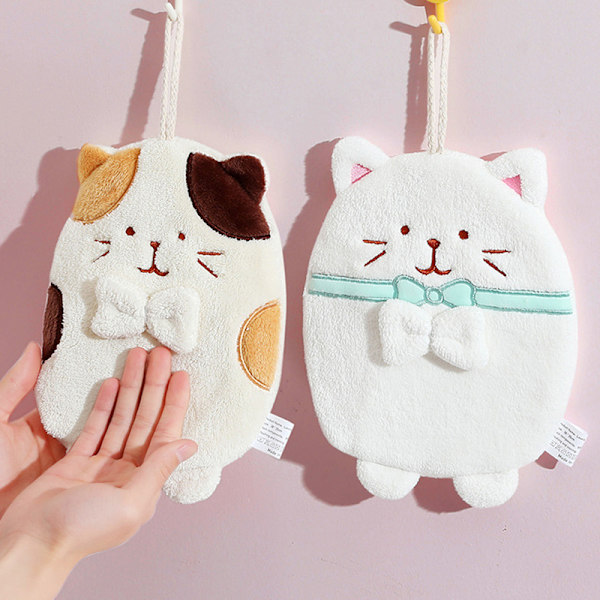 e Cat Handdukar Kök Badrum Mikrofiberhandduk Kaffe Beige
