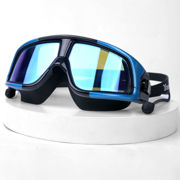 Simglasögon Myopia Goggles Vattentät Anti-fog Transparent svart och vitt