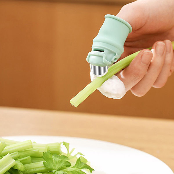 Thumb Finger Protector Vegetabilisk Bladesax