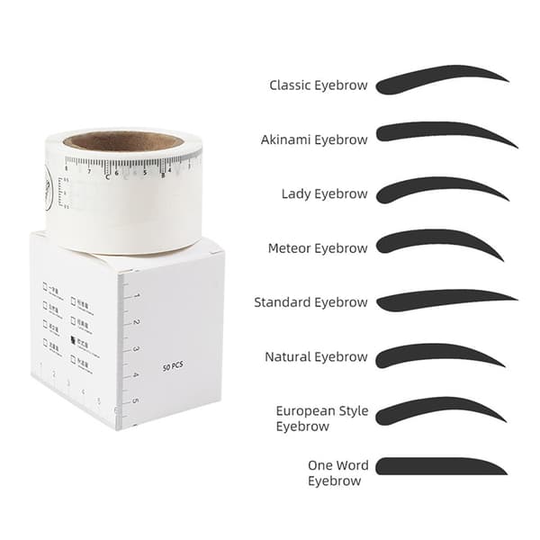50 st Quick Eyebrow Mall Stickers Guide Makeup Tool N7 N2