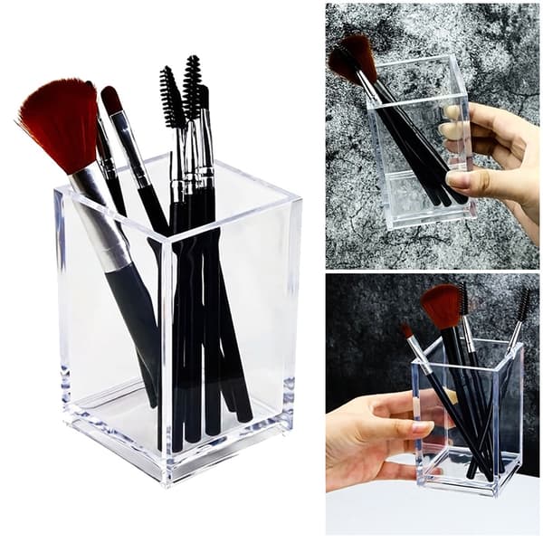 Make Up Organizer Plast Makeup Borste Pot Borstar Förvaring För B B