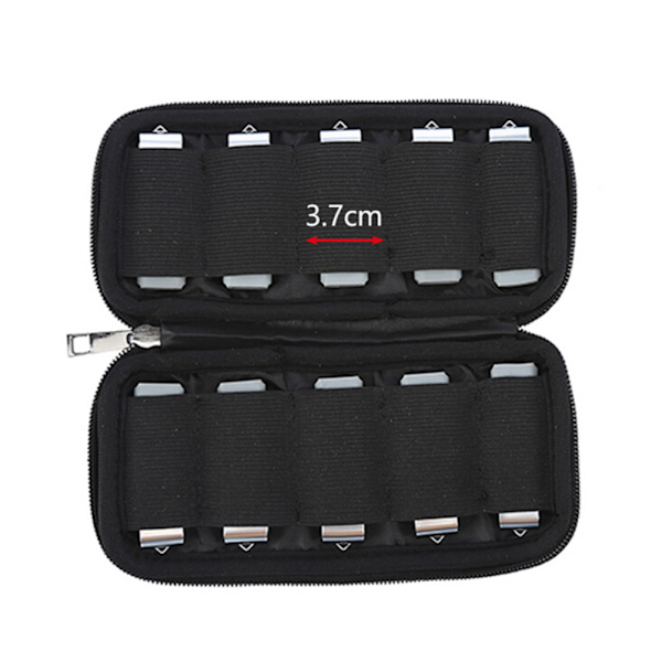 Bärbar U Disk Hållare USB Flash Drives Organizer Case L