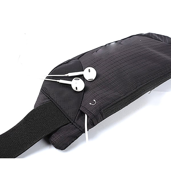 1st Fanny Packs löpväska Vattentät telefonväska som andas silvery