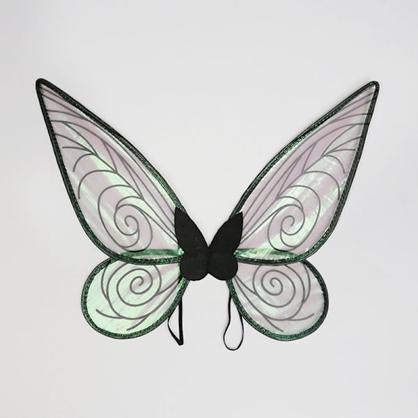 Fairy Elf Princess Angel Wings För Kvinnor Flickor Party Kostymer Yellow Black