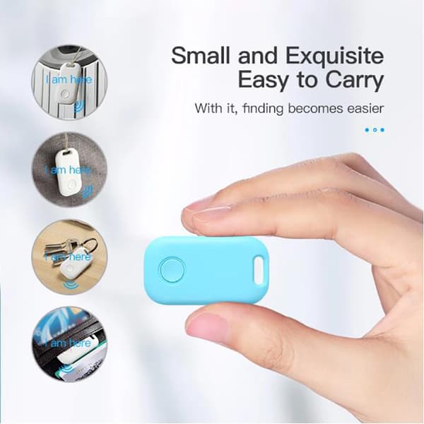 Mini Smart Tracker Anti Lost Bluetooth Smart Finder Svart Blue