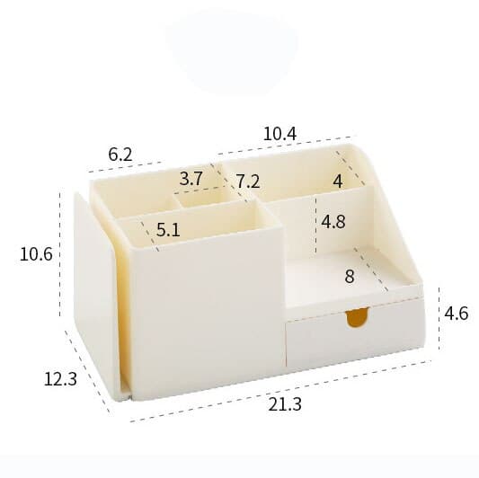 skrivbordsförvaring box office pennhållare beige beige