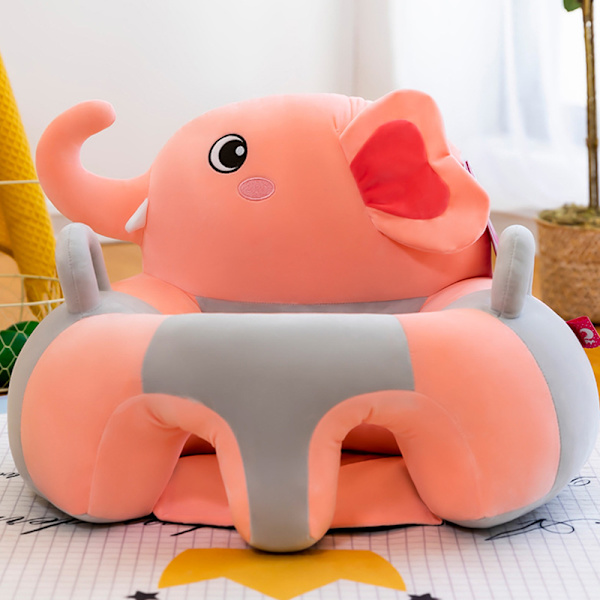 Djurformade barn som lär sig sittande cover Stödsoffa In mouse elephan