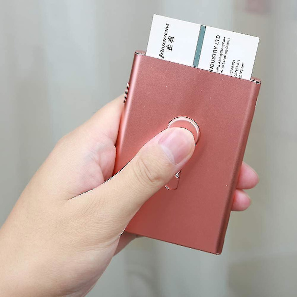 Hand-push- case automatiskt visitkortshållare