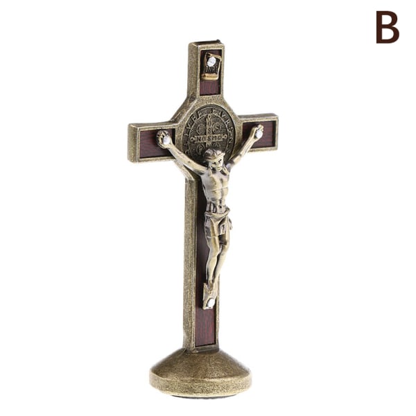 8 cm metall krucifix korsstaty Jesus Kristus modell med Sticky B B