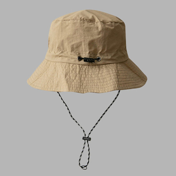 Sommarhatt Vattentät Bucket Hats Vikbar Justerbar Röd Khaki