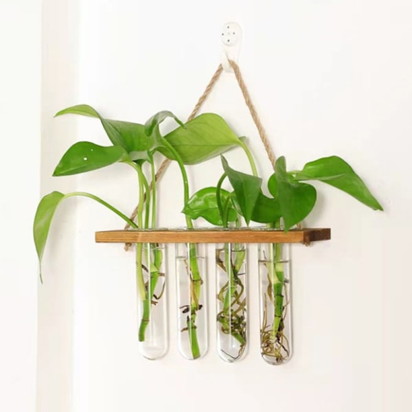 er Terrarium Enkellagers trästativ Mörk färg Dark color