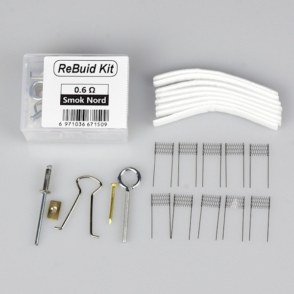 DIY Rebuild Kit 0,6ohm Mesh Coil Resistance Värmtrådsverktyg 1Set