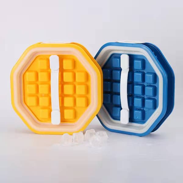 DIY 36 Grids silikonglasform för form gul cirkulerare blue circuler