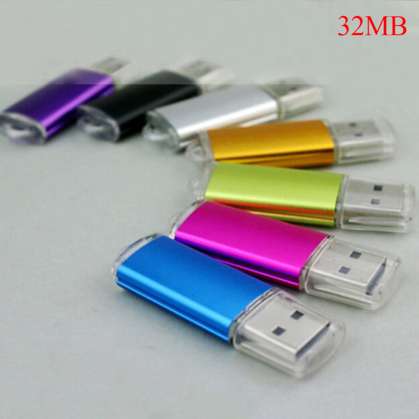 1st 32MB USB 2.0 Flash-minne för tumminne Svart