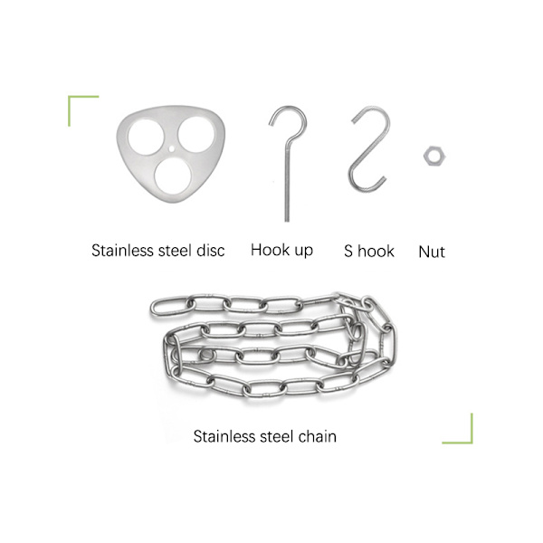 Utomhus Camping Stativ Hängande Pottfäste Grillställ Silver